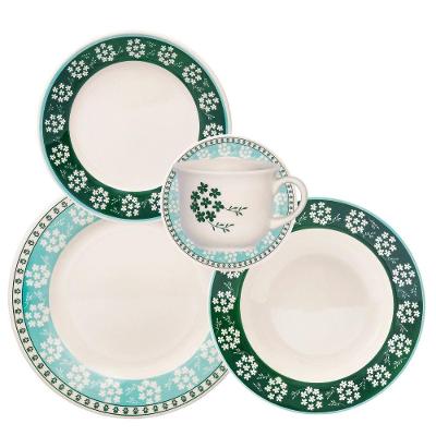 Jogo De Jantar Em Cerâmica Donna Com 30 Peças Oxford Bosque