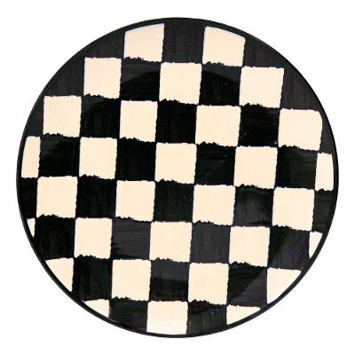 Jogo De Pratos Rasos Em Cerâmica Unni Com 6 Peças 26cm Oxford Damas