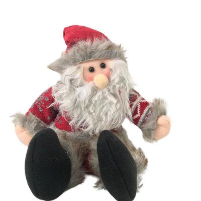 Papai Noel Ou Boneco De Neve Sentado 40cm - Decoração Natalina Aconchegante Papai Noel