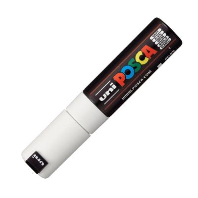 Marcador Multiuso Uni Posca Marker 8.0mm - Mitsubishi - Branco