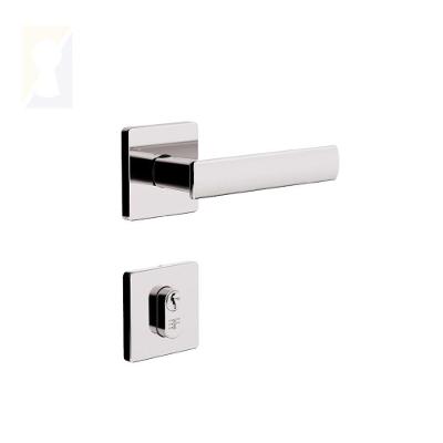 Fechadura 3f Externa 740e117 Ros. Quadrada Cromado