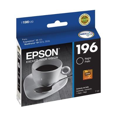 Cartucho De Tinta Epson T196120 T196 Black | Xp101 Xp201 Xp214 Xp401 Xp411 Wf-2532