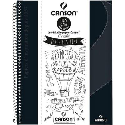 Caderno Sketchbook Desenho 140g-m² 40 Folhas Canson