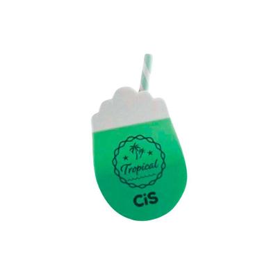Borracha Escolar Fantasia Tropical Cis Verde