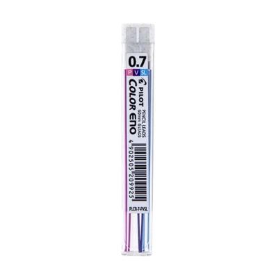 Mina De Grafite Colorido Color Eno 0.7mm 6 Unidades Pilot Rosa, Violeta E Azul Claro