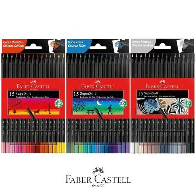Kit Completo Supersoft Cores Quentes + Frias + Neutras Faber-castell