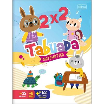 Cartilha De Atividades Tabuada Matemática Aprender E Brincar 16 Folhas Tilibra