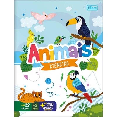 Cartilha De Atividades De Ciências Animais 16 Folhas Tilibra