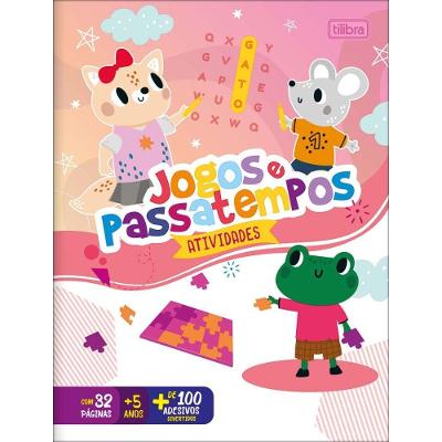 Cartilha De Atividades Jogos E Passatempos 16 Folhas Tilibra