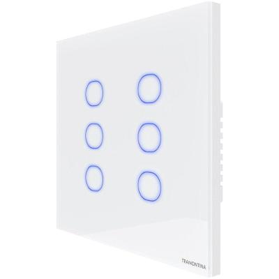 Interruptor Touch Smart 4x4 Tramontina Branco 6 Canais Tramontina