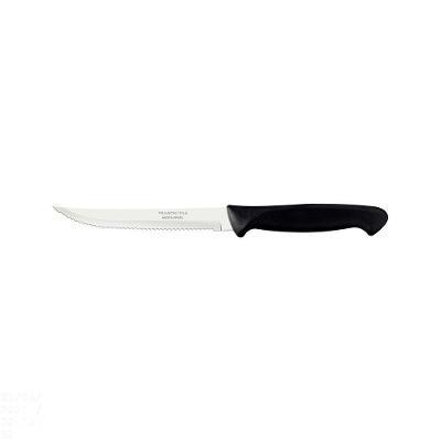 Faca Churrasco Frutas Tramontina Usual Inox Cabo Preto 5 Tramontina