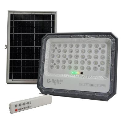 Refletor Solar Led 1200lm 6500k Dc 3.2v C/ Controle Remoto