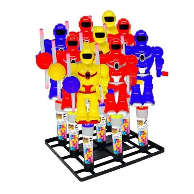 Robô Com Luz Candy Toys Fampar Display Com 9 Unidades