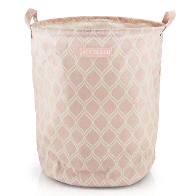 Cesto Para Roupa Suja/ Brinquedos Tecido (g) - Linha Loft Pink