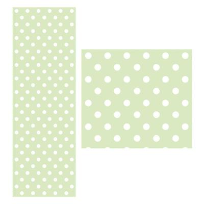 Papel De Parede Adesivo Bolinha Verde Grande 1,5 Metros O Rolo Np361