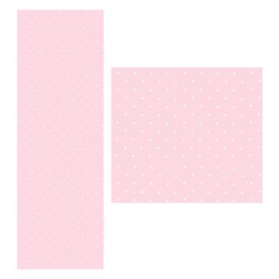 Papel De Parede Adesivo Rosa Bolinha 1,5 Metros O Rolo Np357
