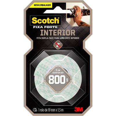 Fita Dupla Face Fixa Forte 19mmx1,5m - Scotch 3m