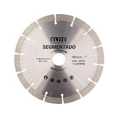 Disco Diamantado Segmentado 180mm 7 Polegadas Elite