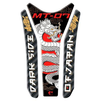 Protetor Tanque Moto Yamaha Mt07 Dark Side Of Japan Colorido