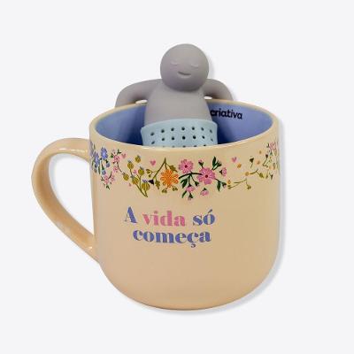 Caneca Com Infusor Motivacional - Zonacriativa