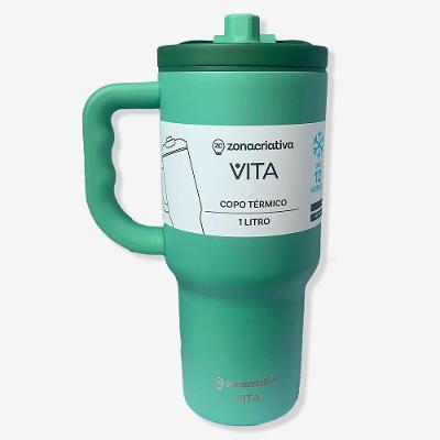 Copo Térmico Tumbler Vita Hortelã Zonacriativa