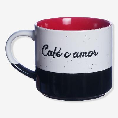 Caneca Stone Café E Amor Zonacriativa