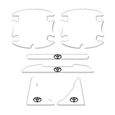 Adesivo Protetor De Maçaneta Porta Carro Toyota Hilux Yaris Transparente