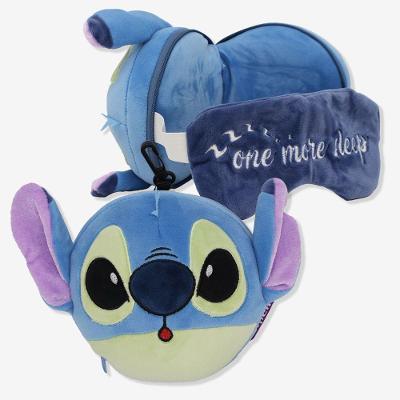 Máscara De Dormir Com Almofada Stitch Disney