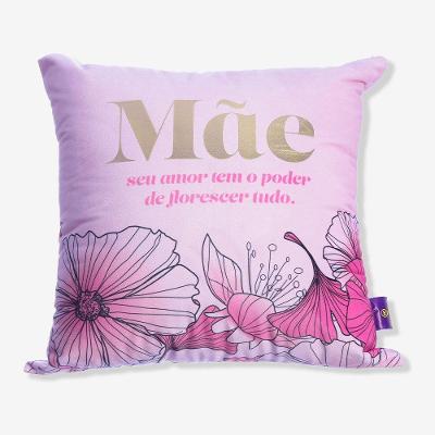 Almofada 40x40 Mãe Floral Zonacriativa