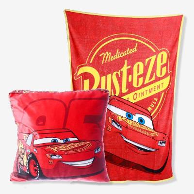 Almofada Com Manta Carros Disney