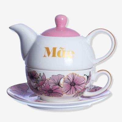 Bule 2 Em 1 Mãe Floral Zonacriativa