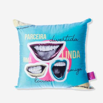 Almofada 40x40 Amigas High Five Zonacriativa