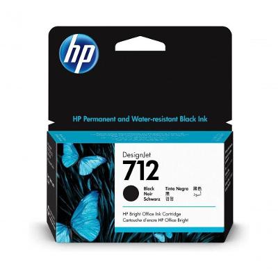 Cartucho De Tinta Hp 712 Preto Pluk 38Ml 3Ed70A
