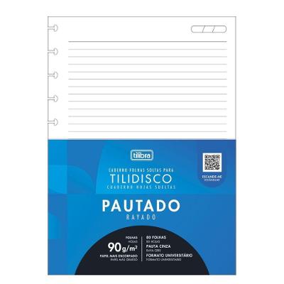 Bloco Fichário 80 Folhas Tilidisco Tilibra Unica Bloco Fichário 80 Folhas Tilidisco Tilibra