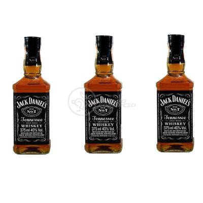 Kit 3 Whisky Jack Daniel's Old No.1 Original 375ml Uísque Padrinhos Casamento