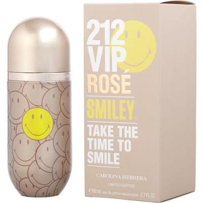 Perfume Feminino 212 Vip Rose Smiley Edp 75 Ml (ed. Limitada)