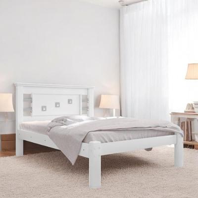Cama Casal Com Detalhe De Luxo Cabeceira Laribella Branca