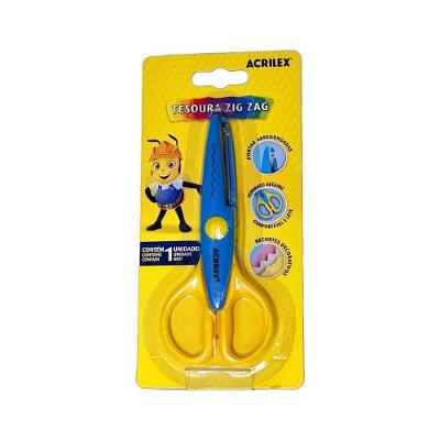 Kit 3 Tesouras Corte Decorativo Ziguezague Acrilex