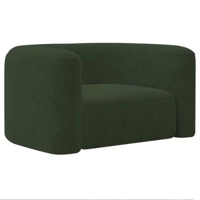 Poltrona Decorativa Sala De Estar Recepção Melina Linho Adj Decor Verde