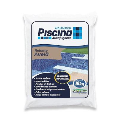 Rejunte Piscina Impermeável Cor Avela 18kg