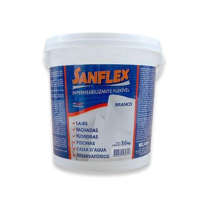 Sanflex Branco Impermeabilizante Flexivel 3,6kg