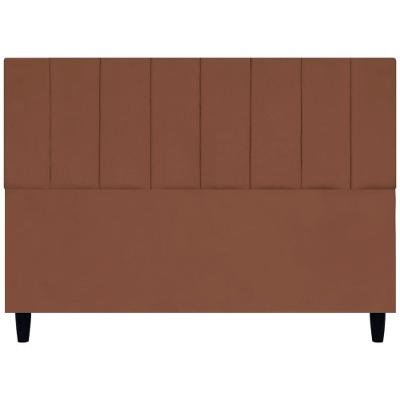 Cabeceira Decorativa Elen Para Cama Queen 160 Cm Suede Terracota Suede