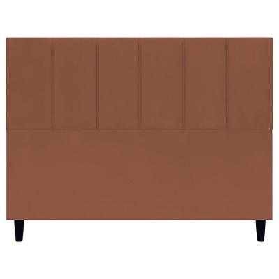 Cabeceira Decorativa Classic Para Cama Queen 160 Cm Suede Terracota Suede