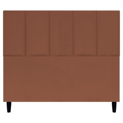 Cabeceira Decorativa Classic Para Cama De Casal 140 Cm Suede Terracota Suede