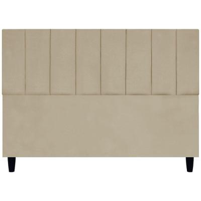 Cabeceira Decorativa Elen Para Cama Queen 160 Cm Suede Nude Suede