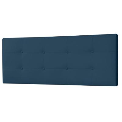 Cabeceira Painel Queen 1,60m Berlim Suede Azul Marinho Sky Mobile
