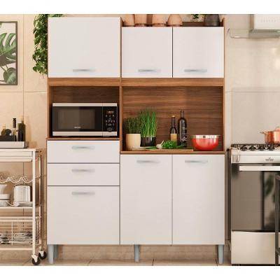 Cozinha 6 Portas 2 Gavetas Harmonia 96201 Amendola Branco