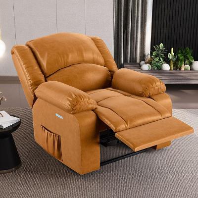 Poltrona Do Papai Reclinável Sala De Cinema Madrid Elétrica Touch Massagem Usb Pu Whisky G26
