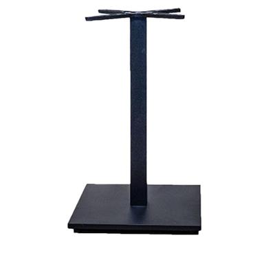 Base De Mesa De Jantar Quadrada Estocolmo Alpha Fratini 72 Cm (altura) Aço Preto Com Base Quadrada