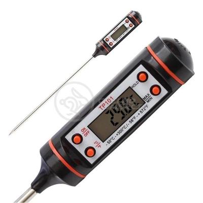 Termômetro Culinário Cozinha Digital Com Espeto Alimentos E Líquidos Mede -50ºc A +300ºc